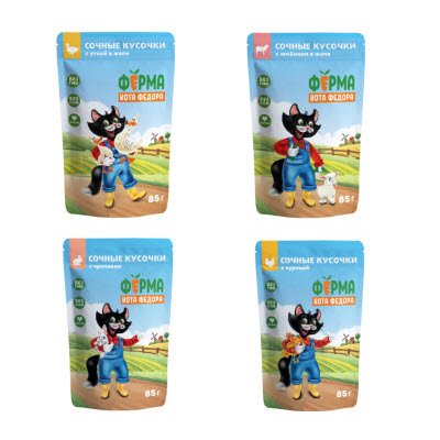 Корм Ферма кота Федора для кошек