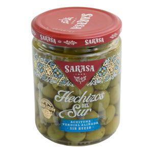 Оливки зеленые б/к Эчисос дель сюр 410 г  Оливки зеленые б/к Эчисос дель сюр 410 г