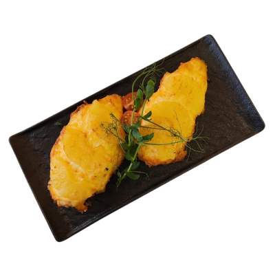 Филе цыпленка запеченное с ананасом