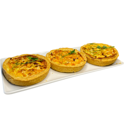 Киш с курицей и луком порей