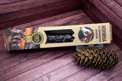 Колбаса Конина по-домашнему с/в 220г п/у