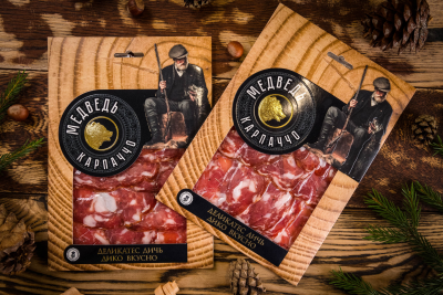 Колбаса Медведь премиум с/к 100г нарезка