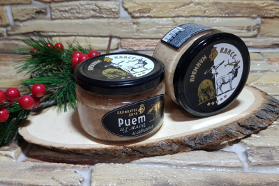 Риет из мяса Кабана с лесными грибами и кр.вином 