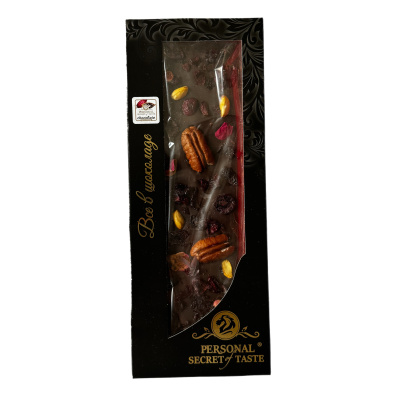 Шоколад Всё в Шоколаде (чайная роза,пекан,фисташки,вишня) 110г