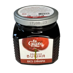 Варенье «Вишня» б/сахара, 300 г, te Gusto