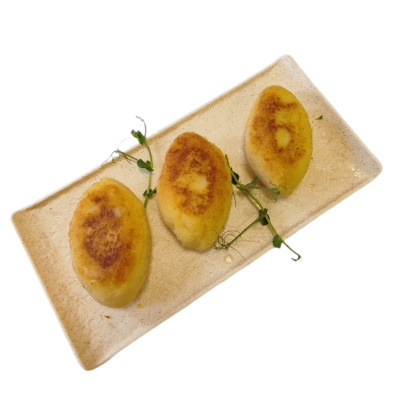 Зразы картофельные с яйцом и зеленым луком