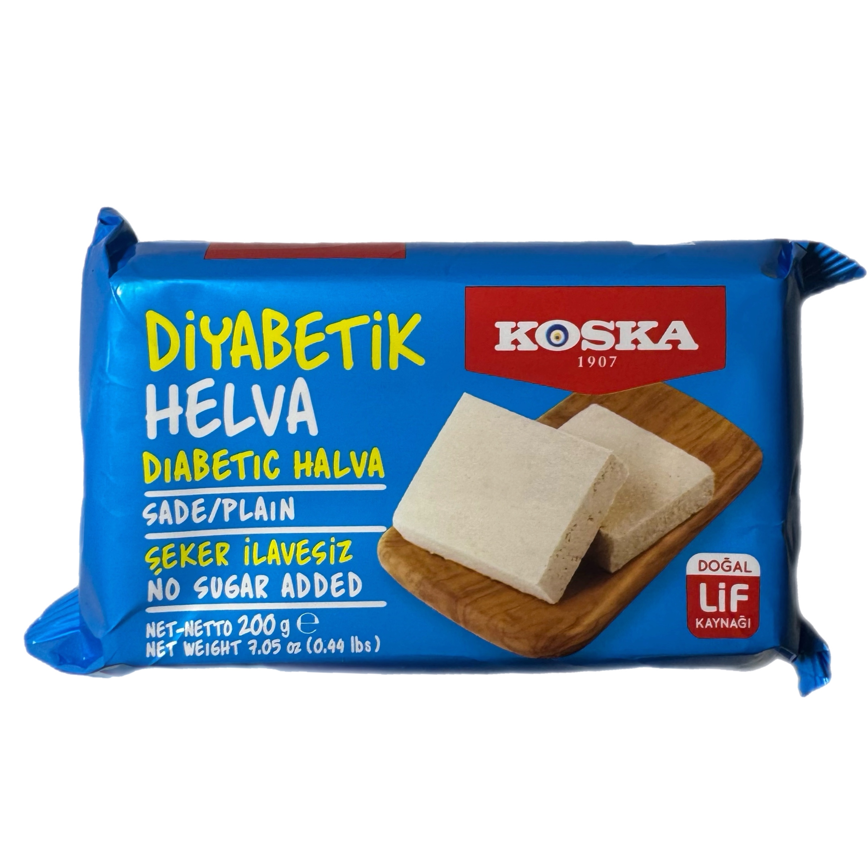 Халва Koska кунжутная д/диабетиков Diyabetik Sade Helva 200г