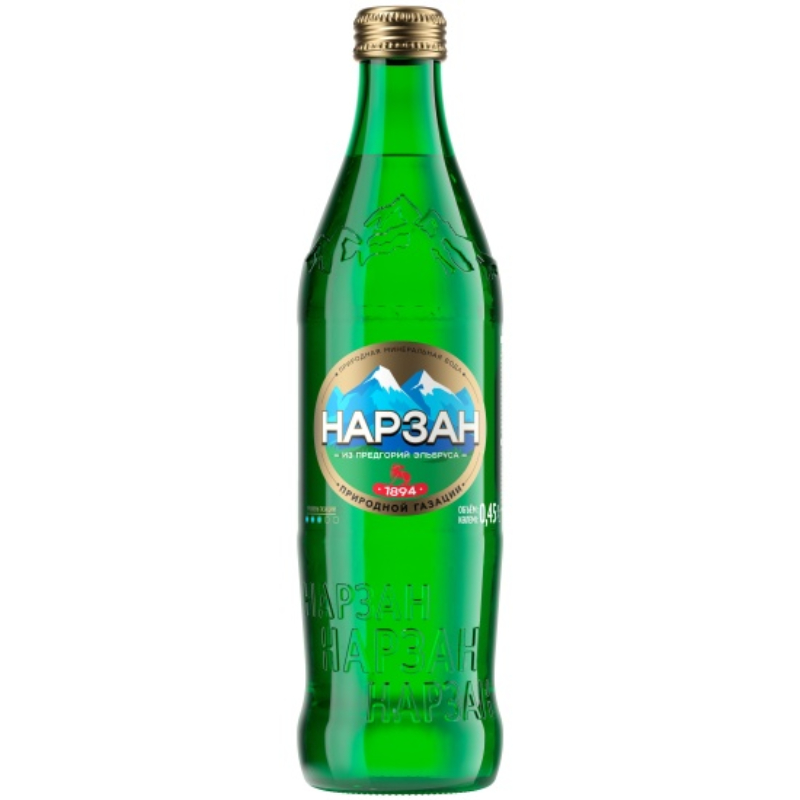 Мин.вода Нарзан природной газации 0,45л стекло