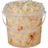 Капуста квашеная с клюквой 450г  Разносол