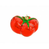 Украшение Помидор  9*5,7см (стекло) GLT 306