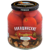 Томаты Лукашинские маринованные по-деревенски с хреном и чесноком 670г