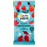 Фруктовые кусочки Фрутоняня Пазлы из яблок,клубники,малины и черн.смородины 20г  Фруктовые кусочки Фрутоняня Пазлы из яблок,клубники,малины и черн.смородины 20г