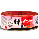 Корм д/кошек PRIME ASIA Тунец с лососем в желе ж/б 85г 