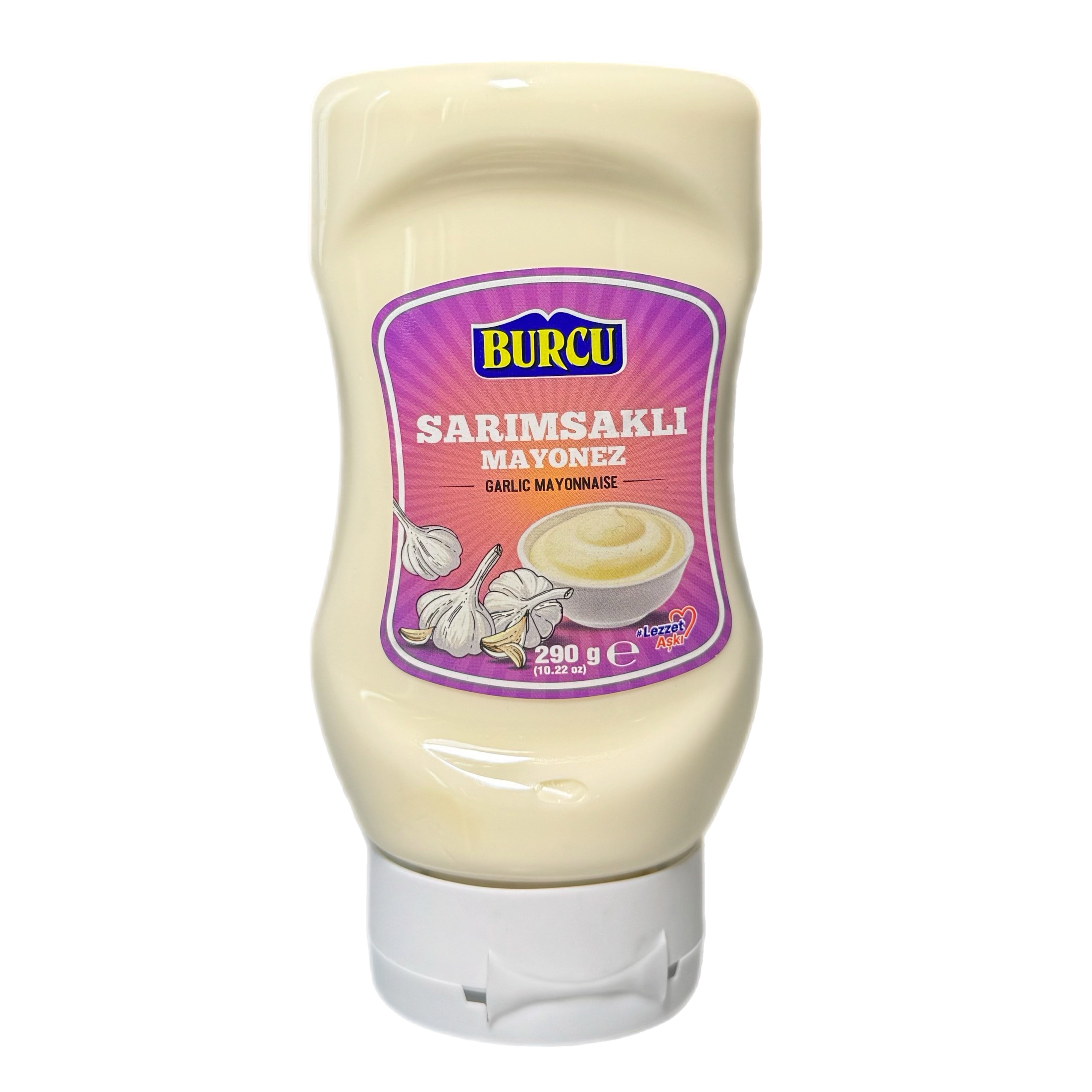 Майонез BURCU с чесноком  290г  пласт.