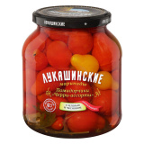 Помидорчики "Лукашинские" Черри-ассорти марин,с зеленью и чесноком 670г  Помидорчики "Лукашинские" Черри-ассорти марин,с зеленью и чесноком 670г