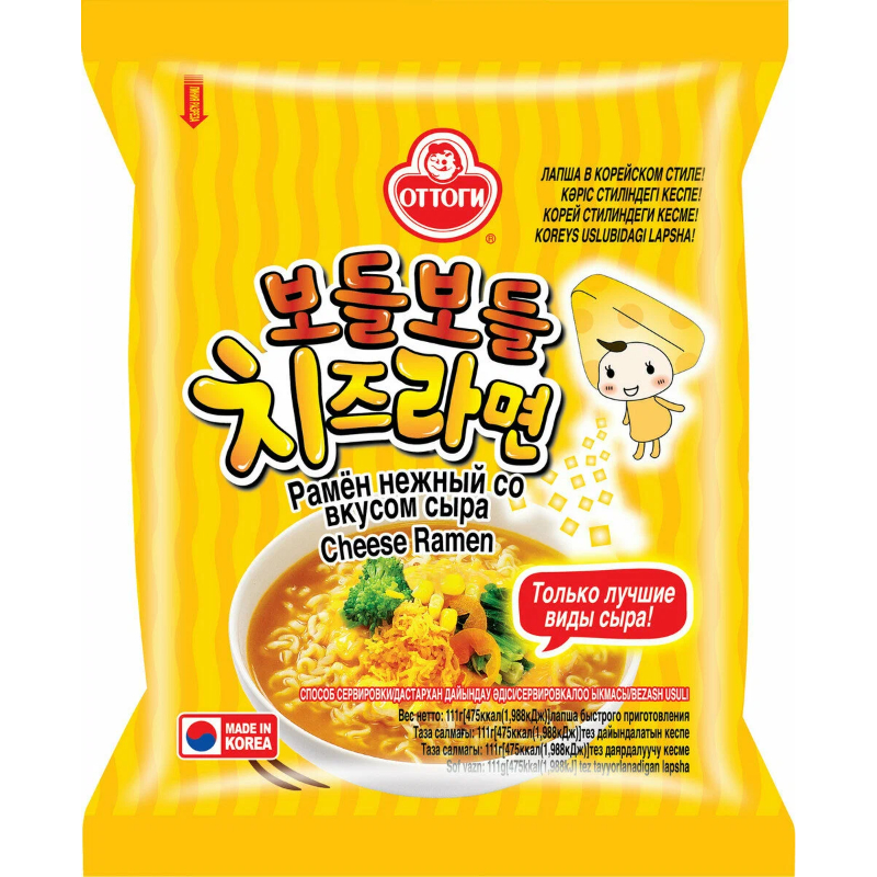 Лапша Jin Ramen со вкусом сыра 111г Оттоги 