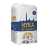 Мука пшеничная Предпорт. в/с 1кг