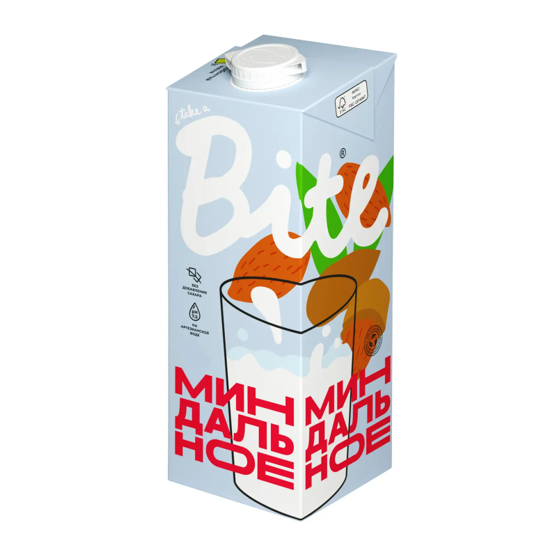 Напиток Bite Миндальный ультрапастеризованный 1л  