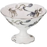 Ваза на ножке КОТИКИ 19,5*14см  264-987 Ваза на ножке КОТИКИ 19,5*14см  264-987