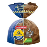 Хлеб ржаной обдир.подовый 380г полов.кругл.рез. Каравай