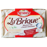 Сыр Ла Брике Президент мягкий с белой плесенью 45% 200г 