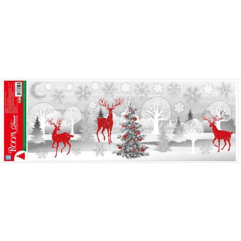 Наклейки Новогодняя ночь  WDX0417A