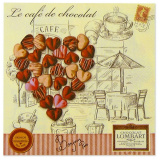 Салфетки бум, 33*33см 3сл 20шт Шоколадное сердце Art Bouguet 37417