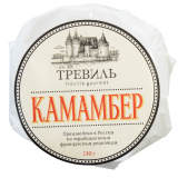 Сыр Камамбер Гурмэ с белой плесенью 55% 130г Тревиль  