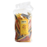 Паста цветная Пенне Fantasia трубочки 500г Casa Rinaldi