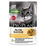 Корм д/кошек  ProPlan Sterilised курица соус пауч 85 г 243661