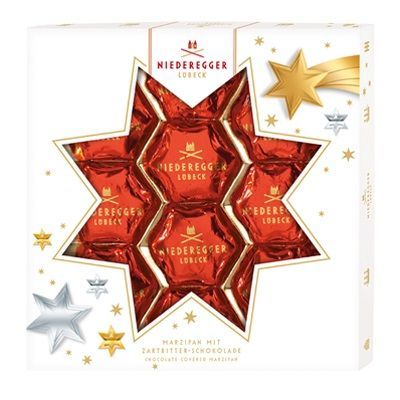 Конфеты Звезды в молочном шоколаде 250г Niederegger 750482