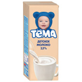 Молоко ультрапастеризованное обогащенное 3,2% 200мл Тема