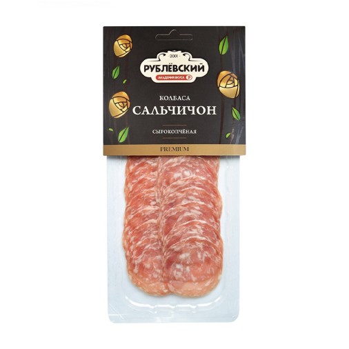 Колбаса Сальчичон п/сух с/к в/у 70г нарезка Рублевский