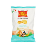 Чипсы картофельные San Carlo вафельная нарезка 100г 