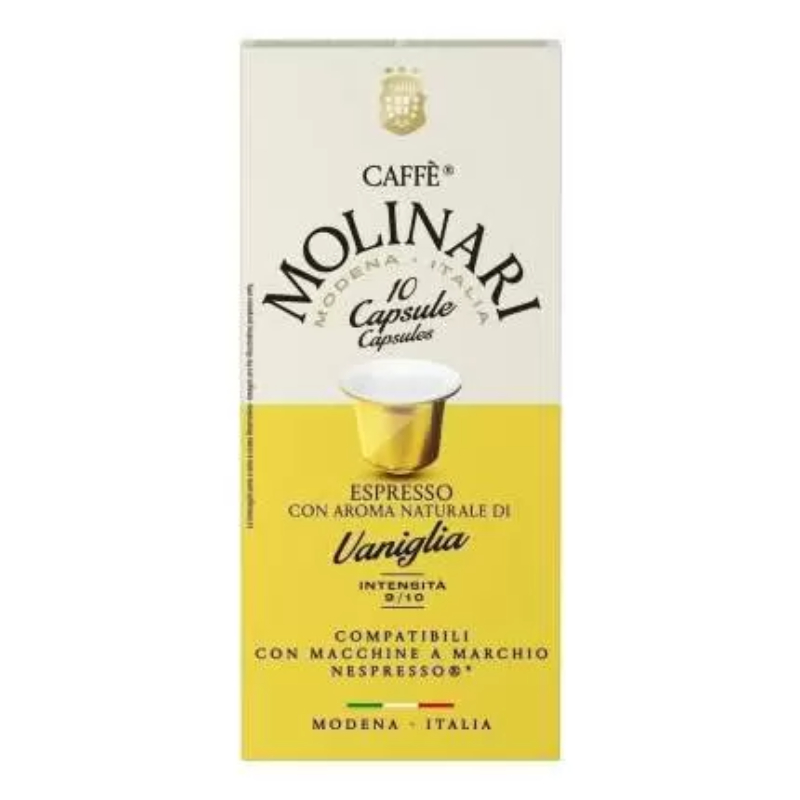 Кофе Molinari Vanilla/Ваниль 10 капсул по 5г 50г