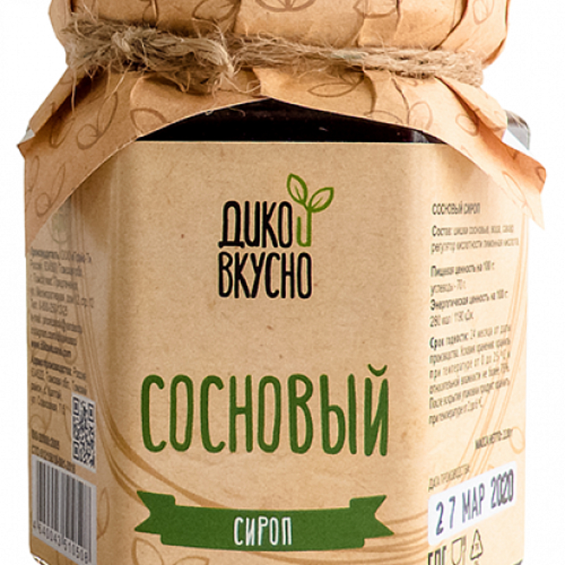 Сироп Сосновый 220г ДикоВкусно