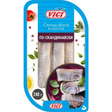 Сельдь филе в масле По-скандинавски VICI 240г 