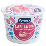 Йогурт сливочный Laplandia Малина/Сыр Маскарпоне 7,2% 180г 