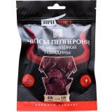 Чипсы из мраморной говядины пепперони 40г При Мясе