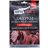 Джерки из мраморной говядины пармезан 50г При Мясе