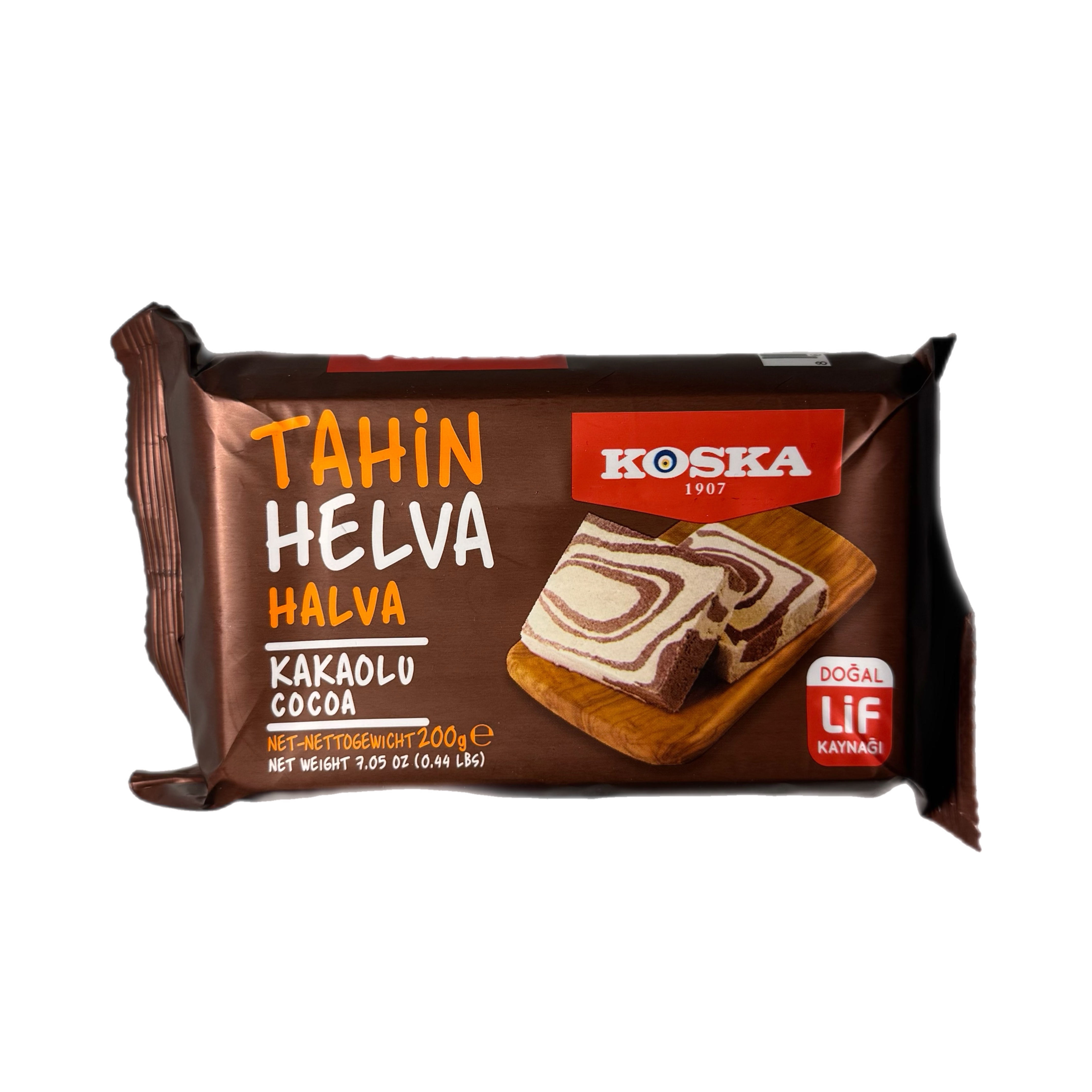 Халва Koska кунжутная с какао Kakaolu Helva 200г