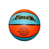 Мяч баскетбольный голубой/оранж