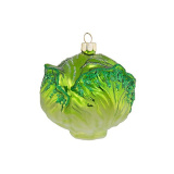 Украшение Капуста 9*9*8см (стекло) GLT 459