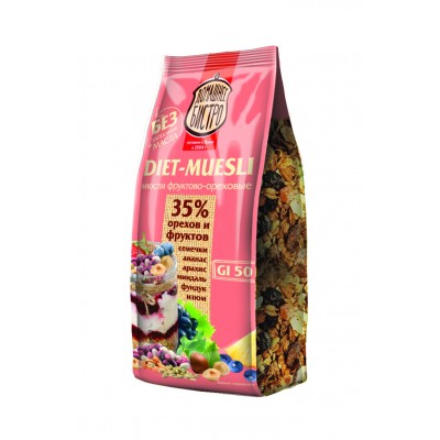 Мюсли Дом.Бистро фруктовый микс 250г