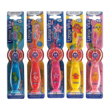 Зубная щетка Лонга Вита мигающая с присоской  Забавные зверята F-86D 