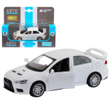 Игрушка Машинка Mitsubishi Lanctr Evolution 1:43 белый