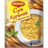 На первое Maggi Суп куринный с вермишелью  50г Т