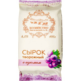 Сырок творожный с изюмом 4,5% 100г Хозяйство Васильевой А.В флоу-пак