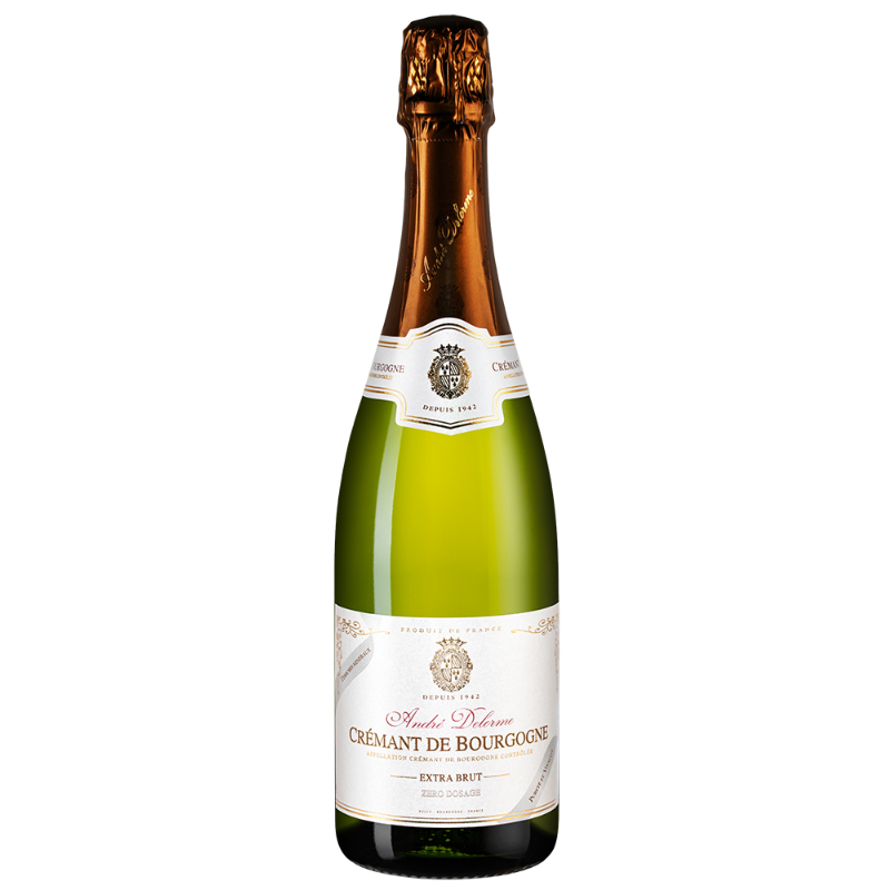 Игристое вино Креман Андре Делорм Бургундия бел.экстра брют 12% 0,75л 