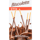 Бисквит палочки в молочном шоколаде 40г Biscolata Stix